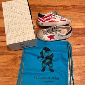 Golden goose superstar size 29 kids